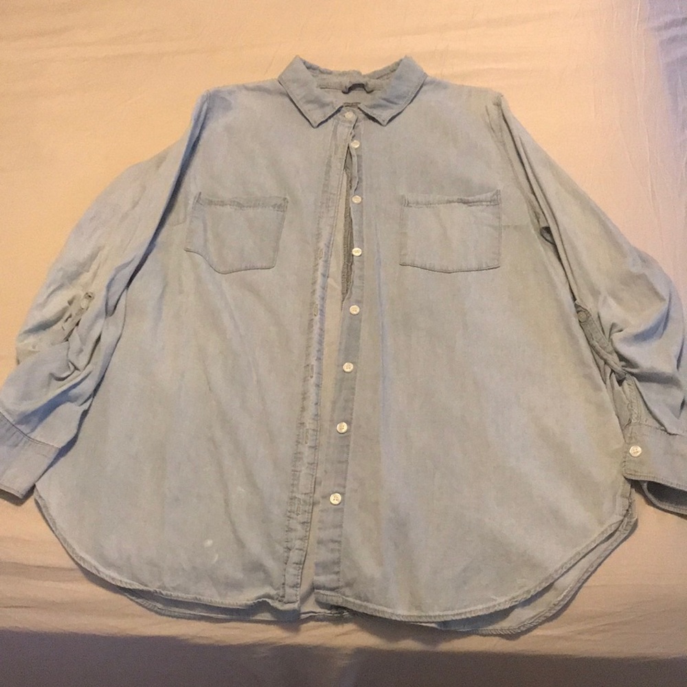 Charlotte Russe- Long Sleeved-Shirt - Size XL - 100% Cotton